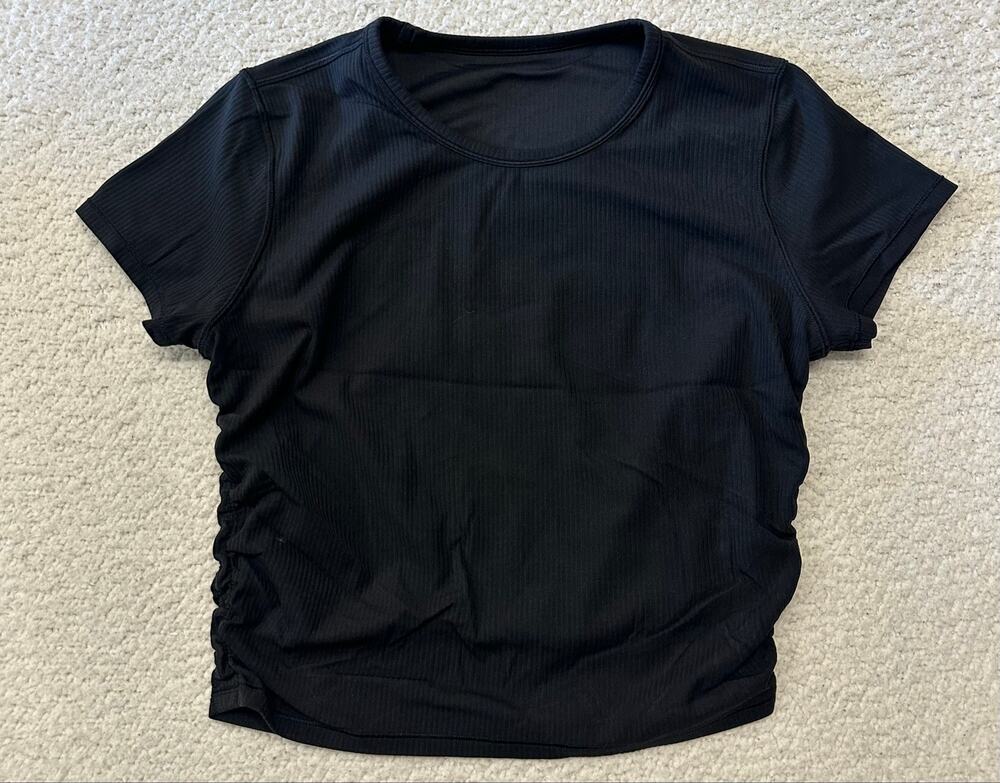 Lululemon Womens Short Sleeve Tee Shirt Size 4